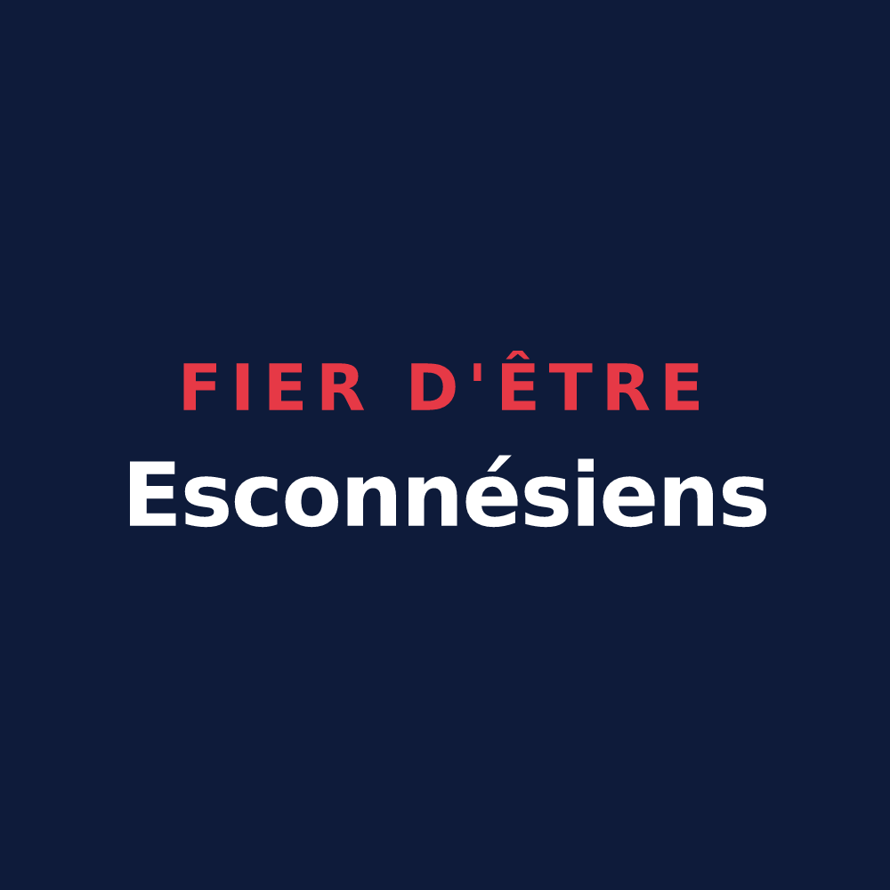 T-shirt « Fier d'être Esconnésiens » — design pour Esconnets