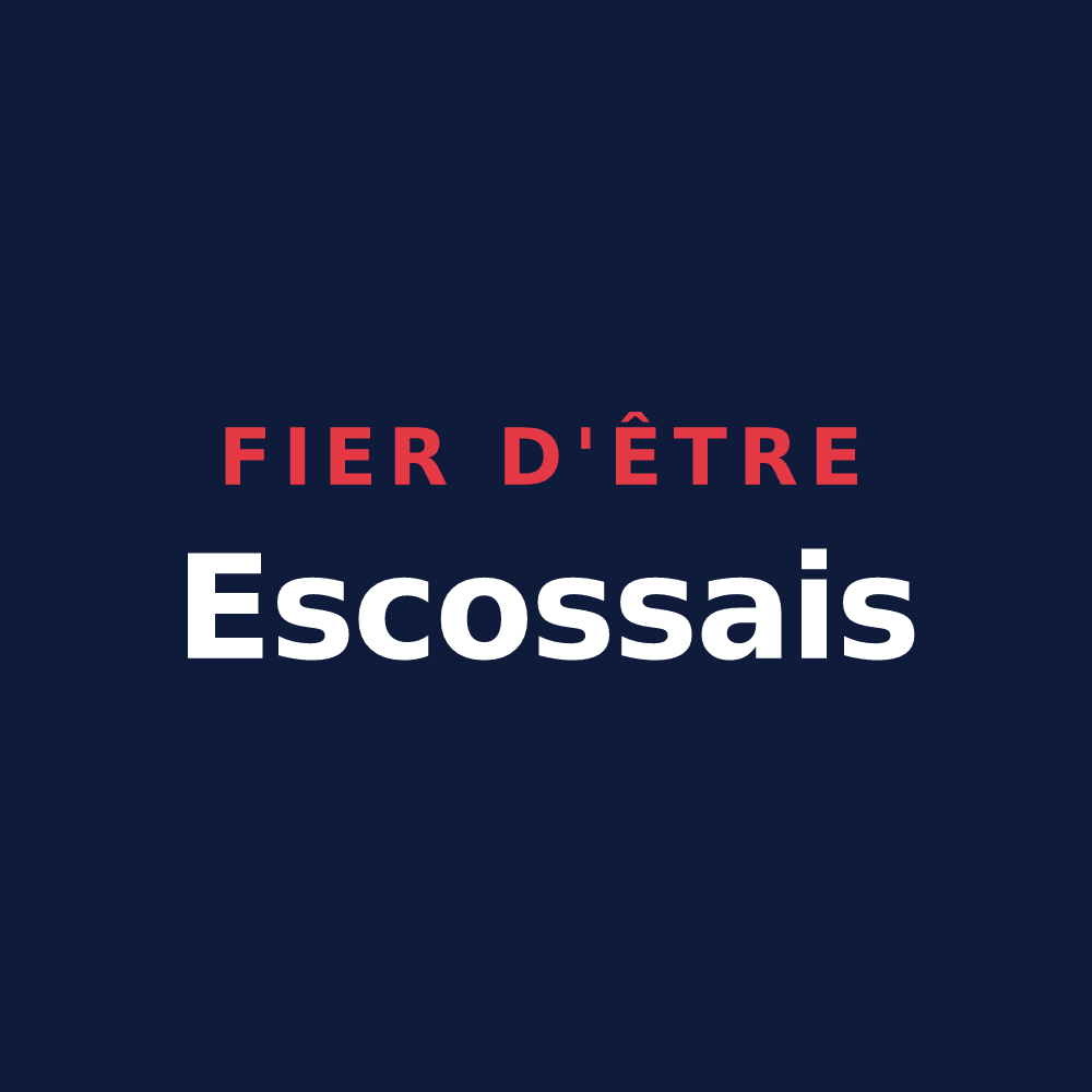T-shirt « Fier d'être Escossais » — design pour Escosse