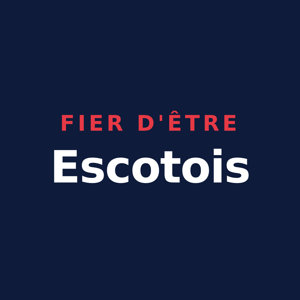 T-shirt « Fier d'être Escotois » — design pour Escot