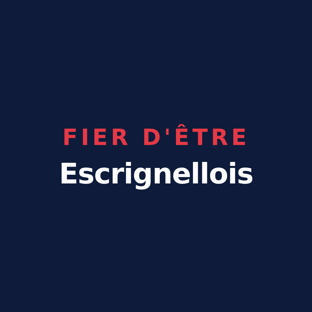 T-shirt « Fier d'être Escrignellois » — design pour Escrignelles