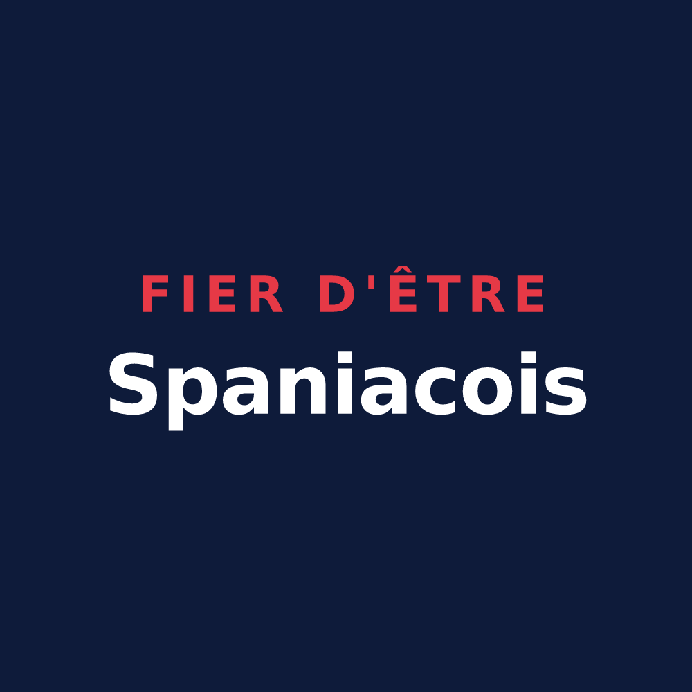 T-shirt « Fier d'être Spaniacois » — design pour Espagnac