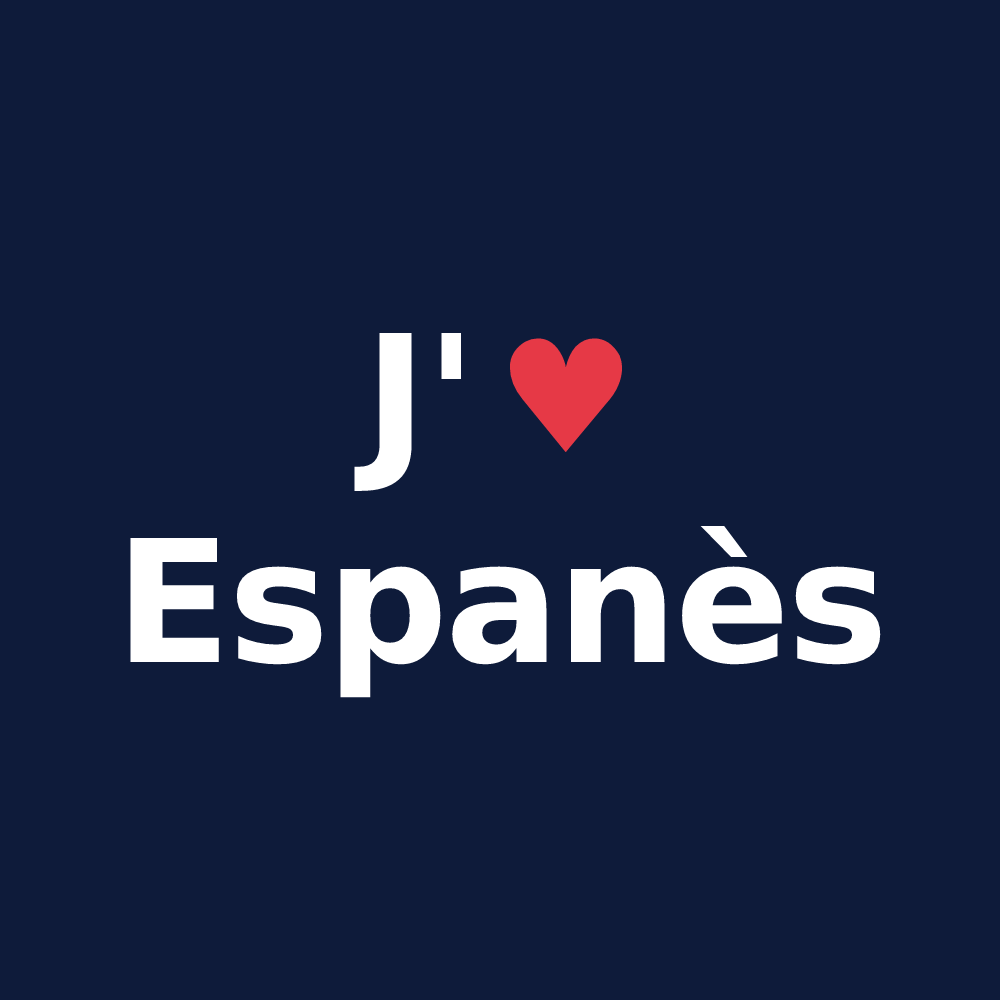 T-shirt personnalisé Espanès — design J'aime Espanès