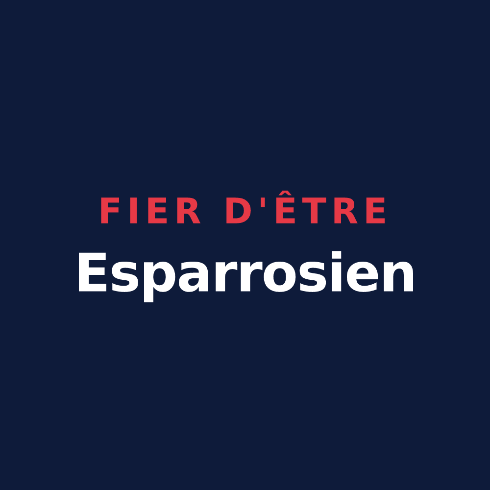 T-shirt « Fier d'être Esparrosien » — design pour Esparros