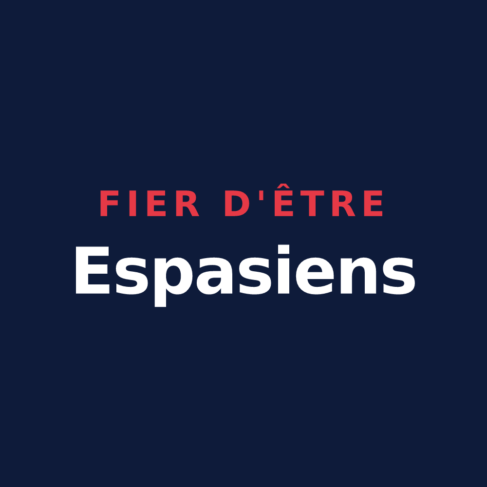 T-shirt « Fier d'être Espasiens » — design pour Espas