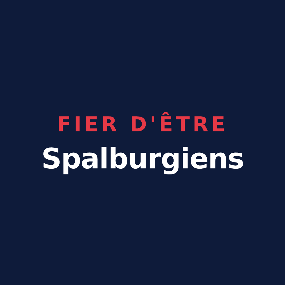 T-shirt « Fier d'être Spalburgiens » — design pour Espaubourg