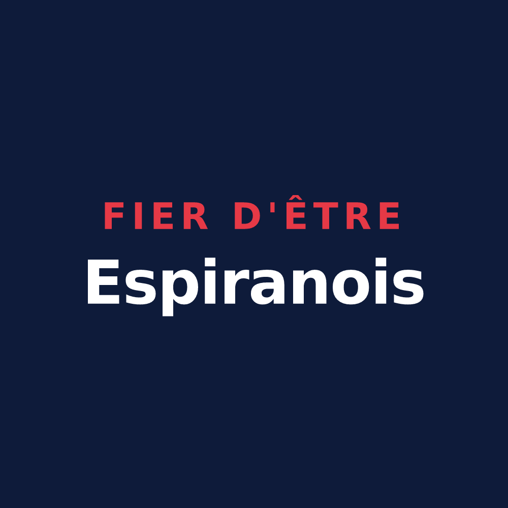 T-shirt « Fier d'être Espiranois » — design pour Espira-de-Conflent