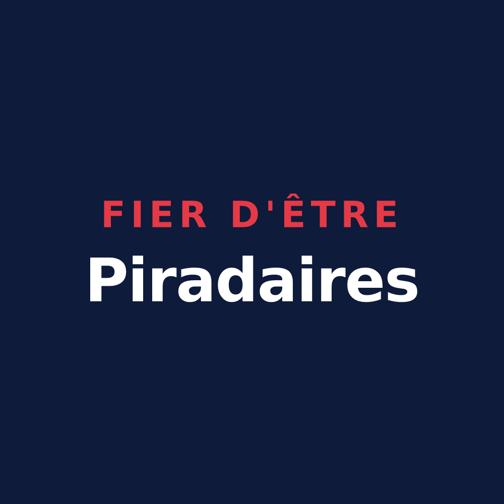 T-shirt « Fier d'être Piradaires » — design pour Espirat