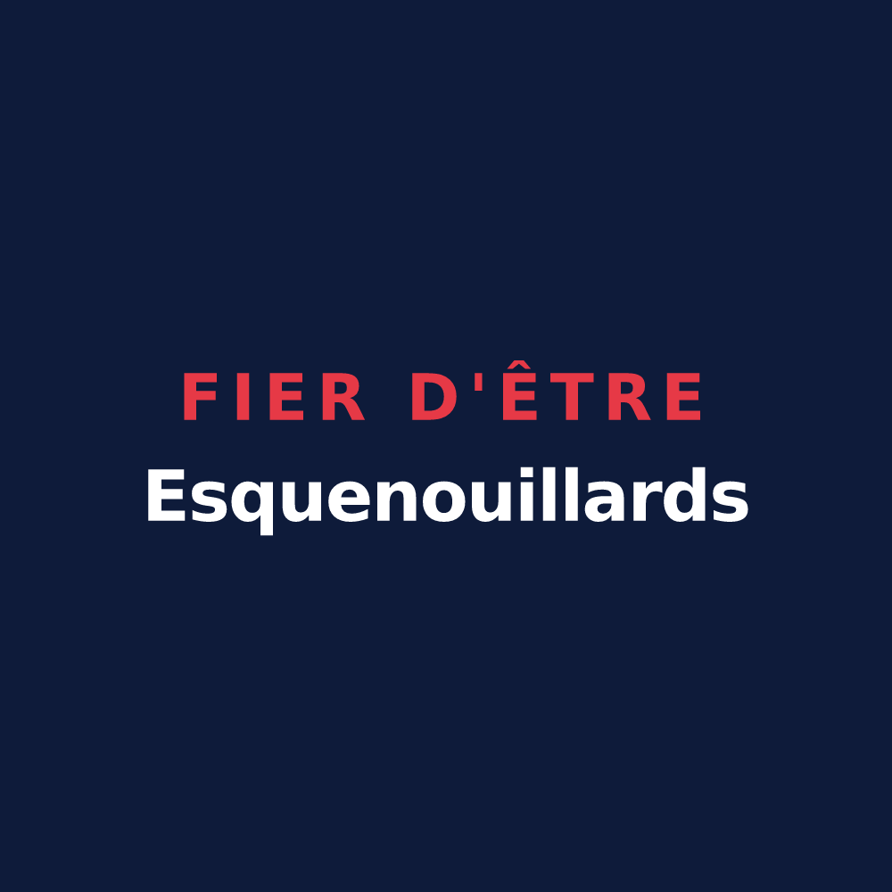 T-shirt « Fier d'être Esquenouillards » — design pour Esquennoy