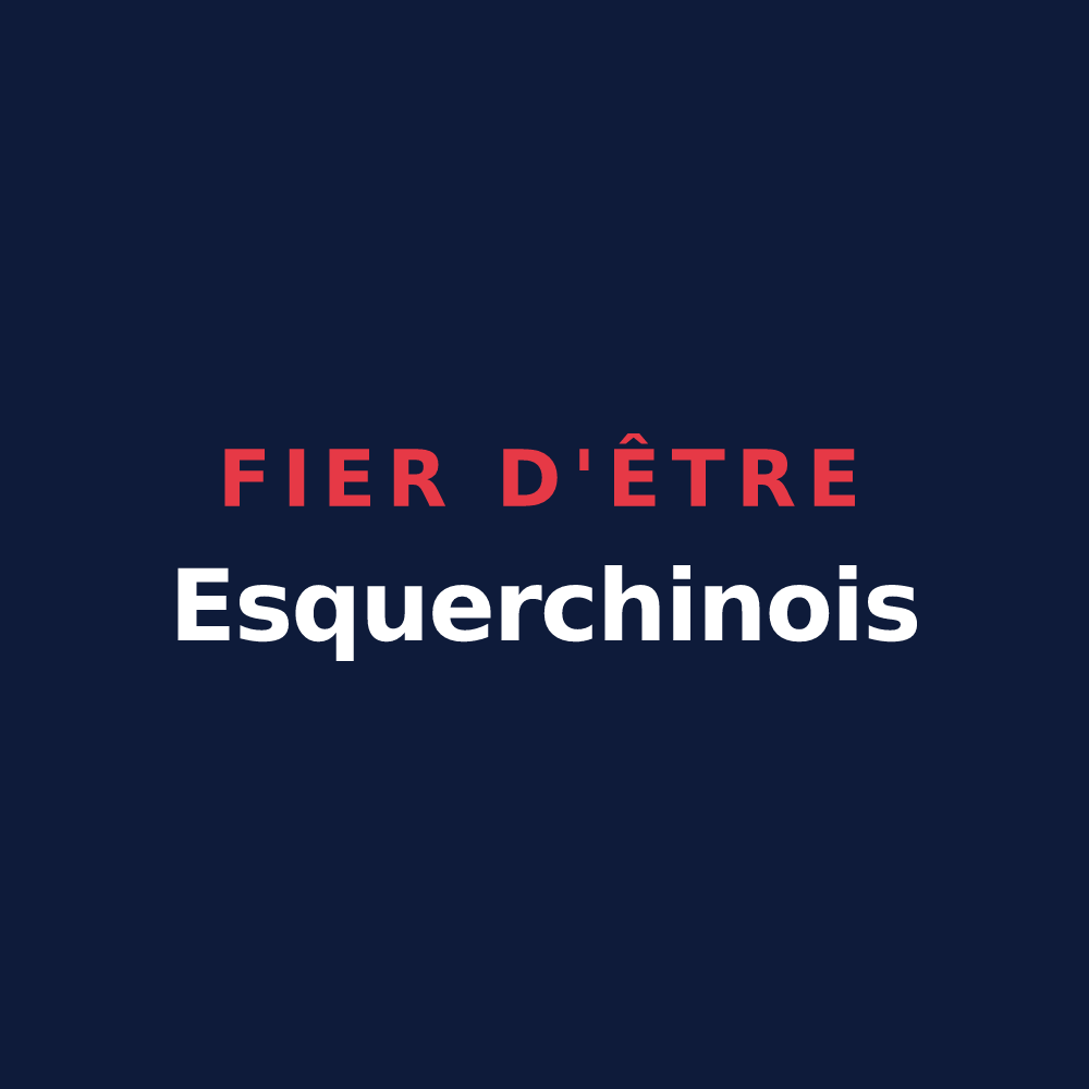 T-shirt « Fier d'être Esquerchinois » — design pour Esquerchin
