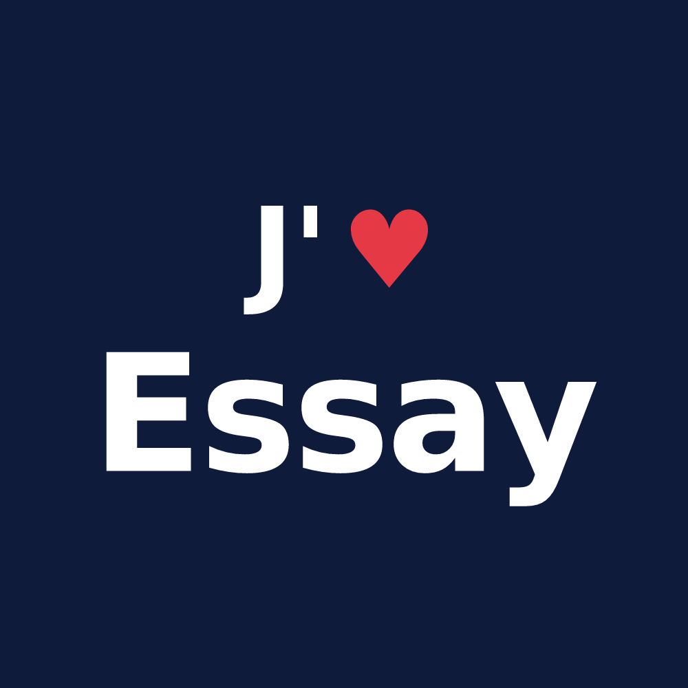T-shirt personnalisé Essay — design J'aime Essay