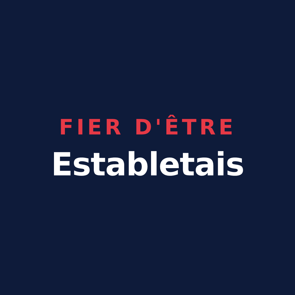 T-shirt « Fier d'être Establetais » — design pour Establet