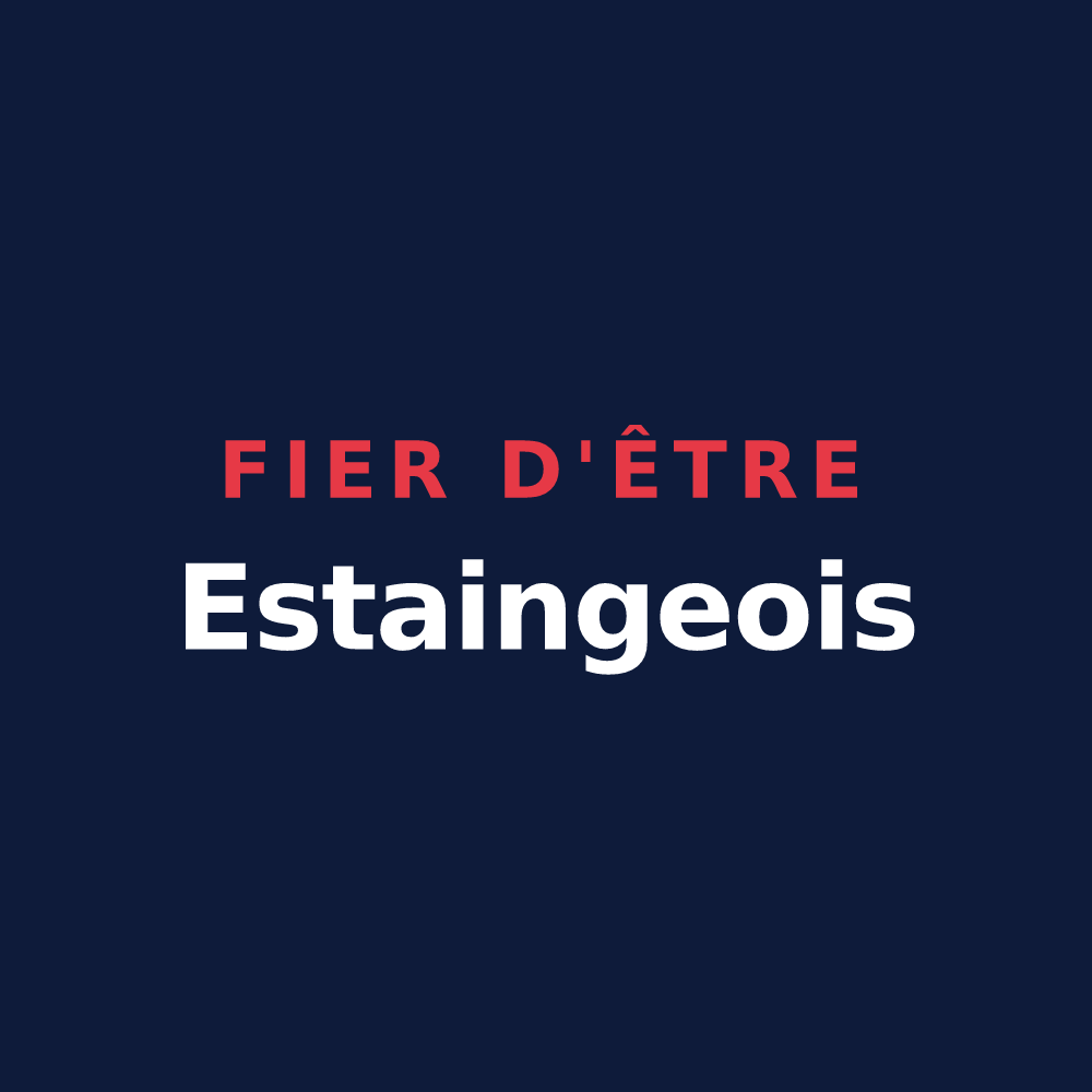 T-shirt « Fier d'être Estaingeois » — design pour Estaing