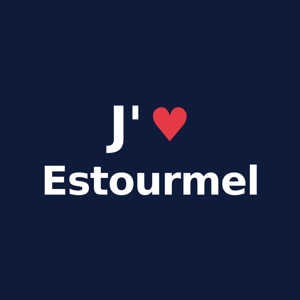 T-shirt personnalisé Estourmel — design J'aime Estourmel