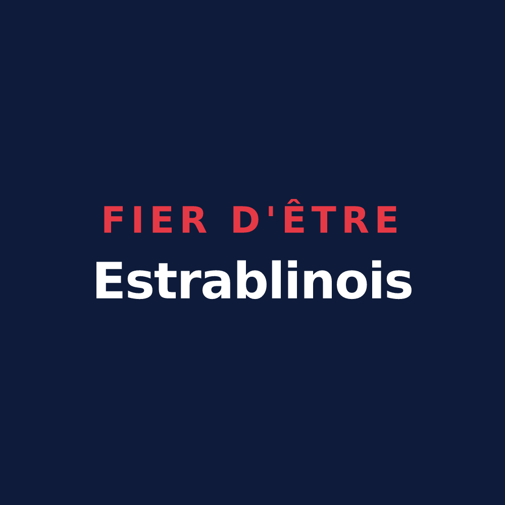 T-shirt « Fier d'être Estrablinois » — design pour Estrablin