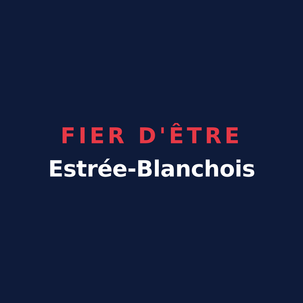 T-shirt « Fier d'être Estrée-Blanchois » — design pour Estrée-Blanche