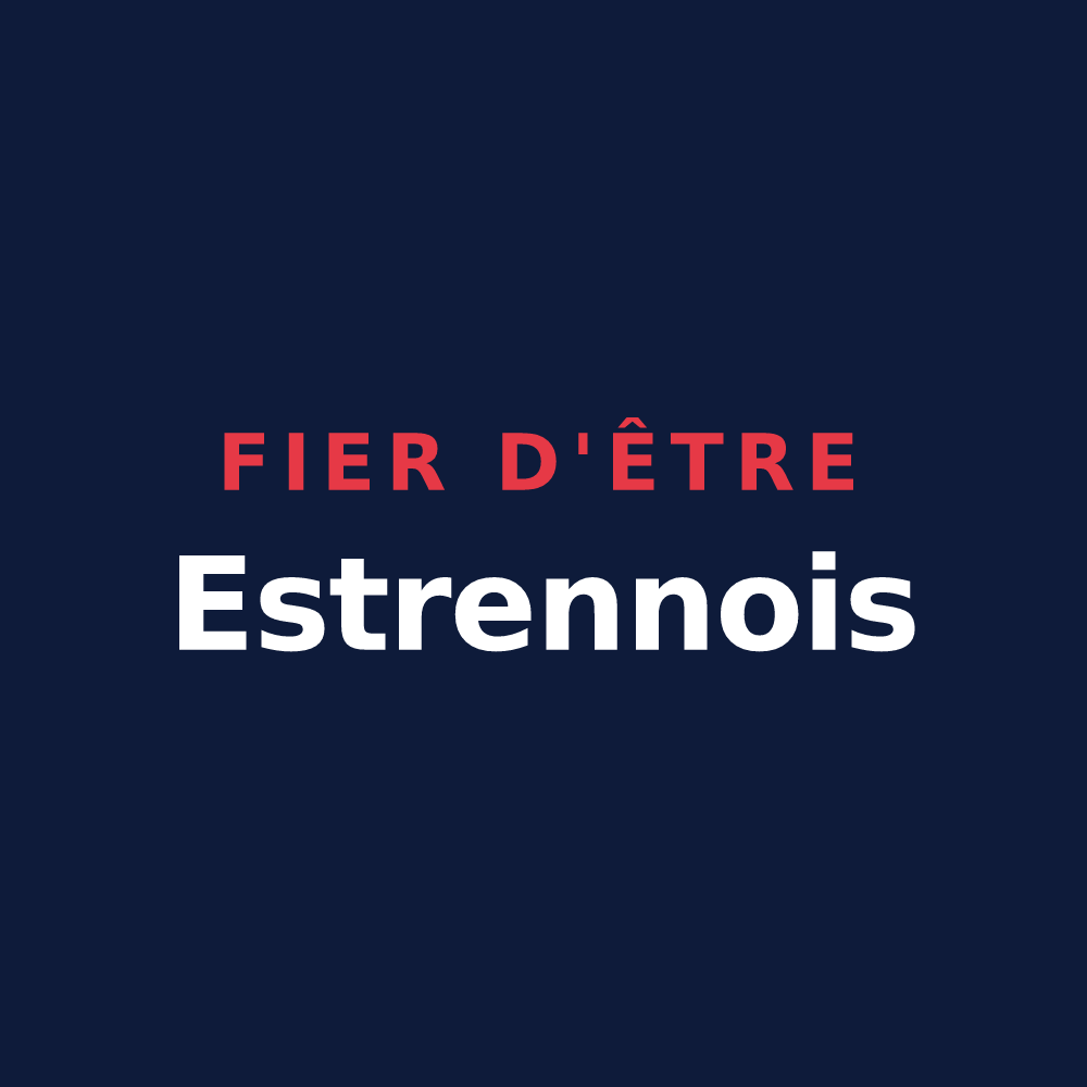 T-shirt « Fier d'être Estrennois » — design pour Estrennes