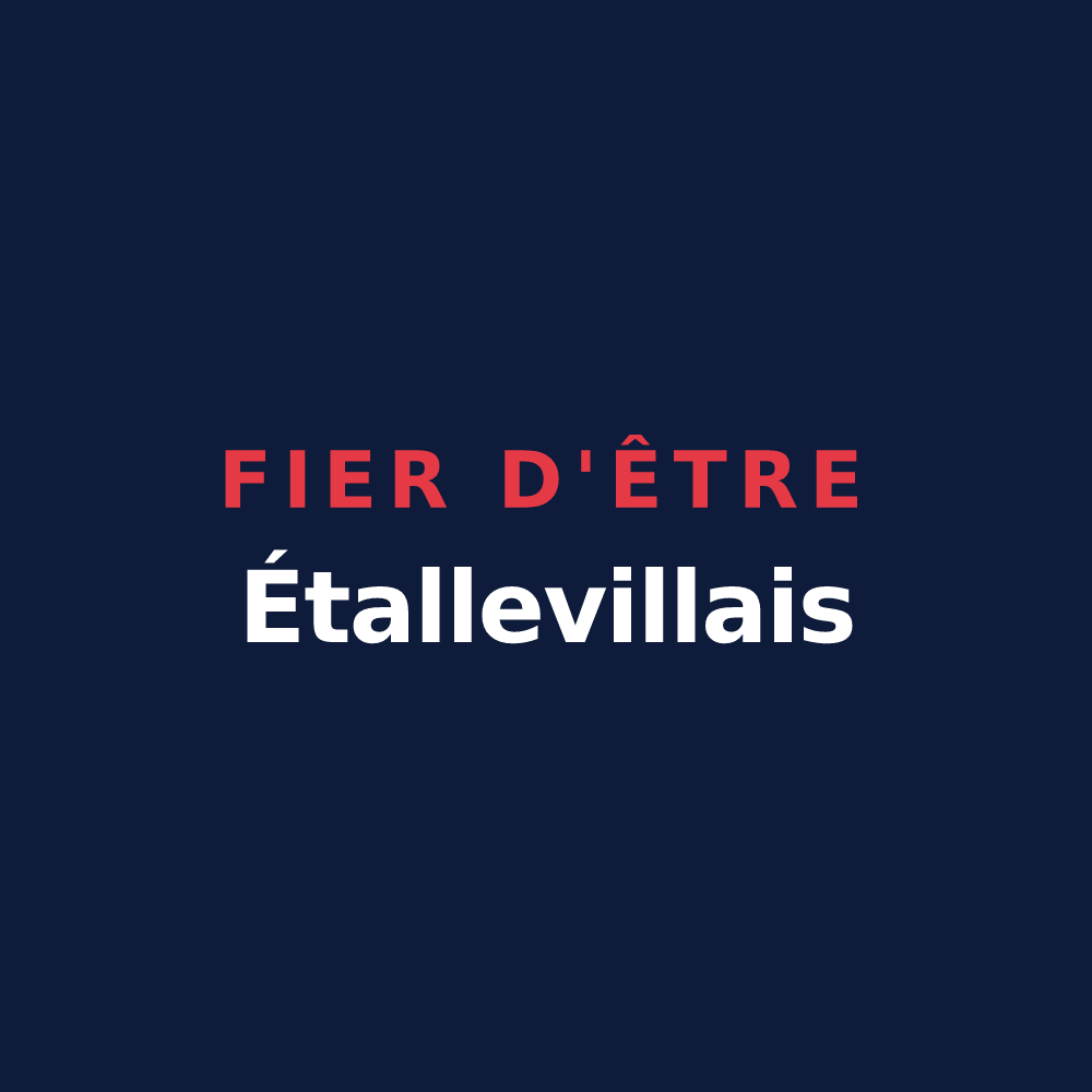 T-shirt « Fier d'être Étallevillais » — design pour Étalleville