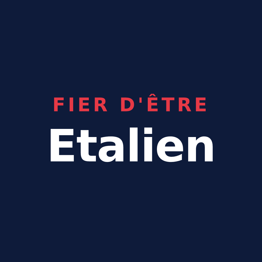 T-shirt « Fier d'être Etalien » — design pour Eteaux
