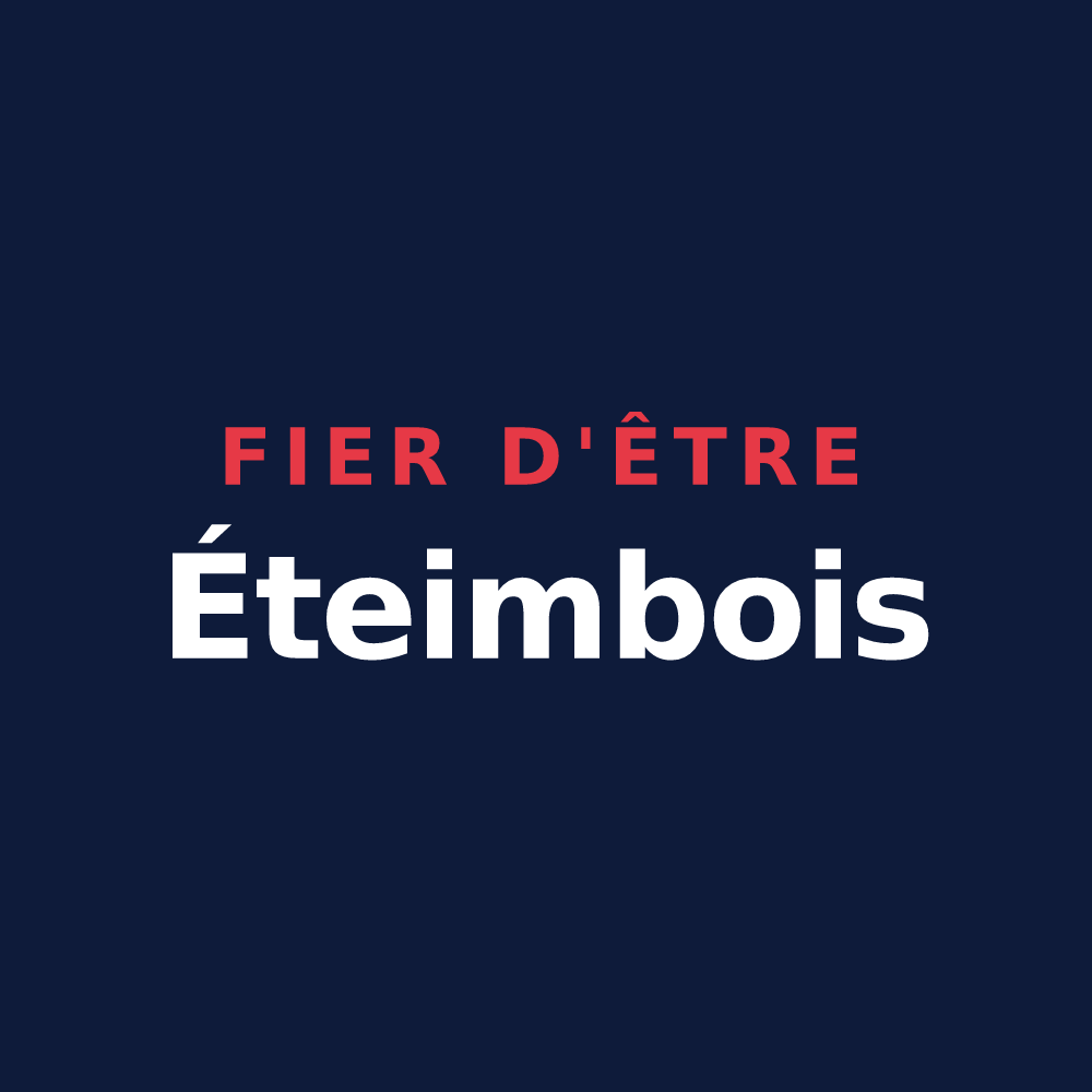 T-shirt « Fier d'être Éteimbois » — design pour Eteimbes