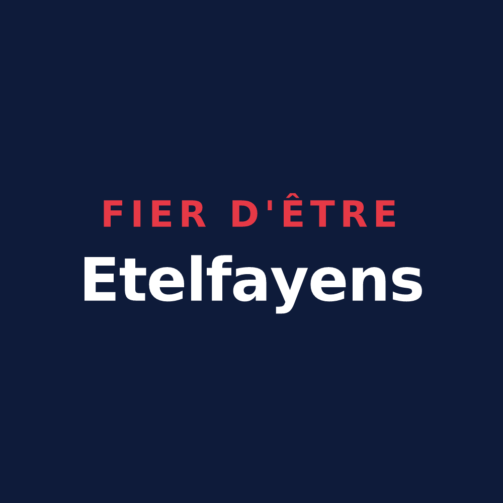 T-shirt « Fier d'être Etelfayens » — design pour Ételfay