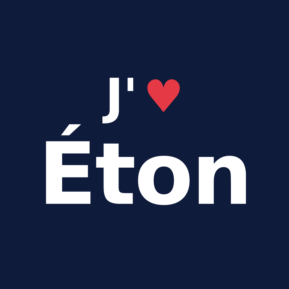 T-shirt personnalisé Éton — design J'aime Éton