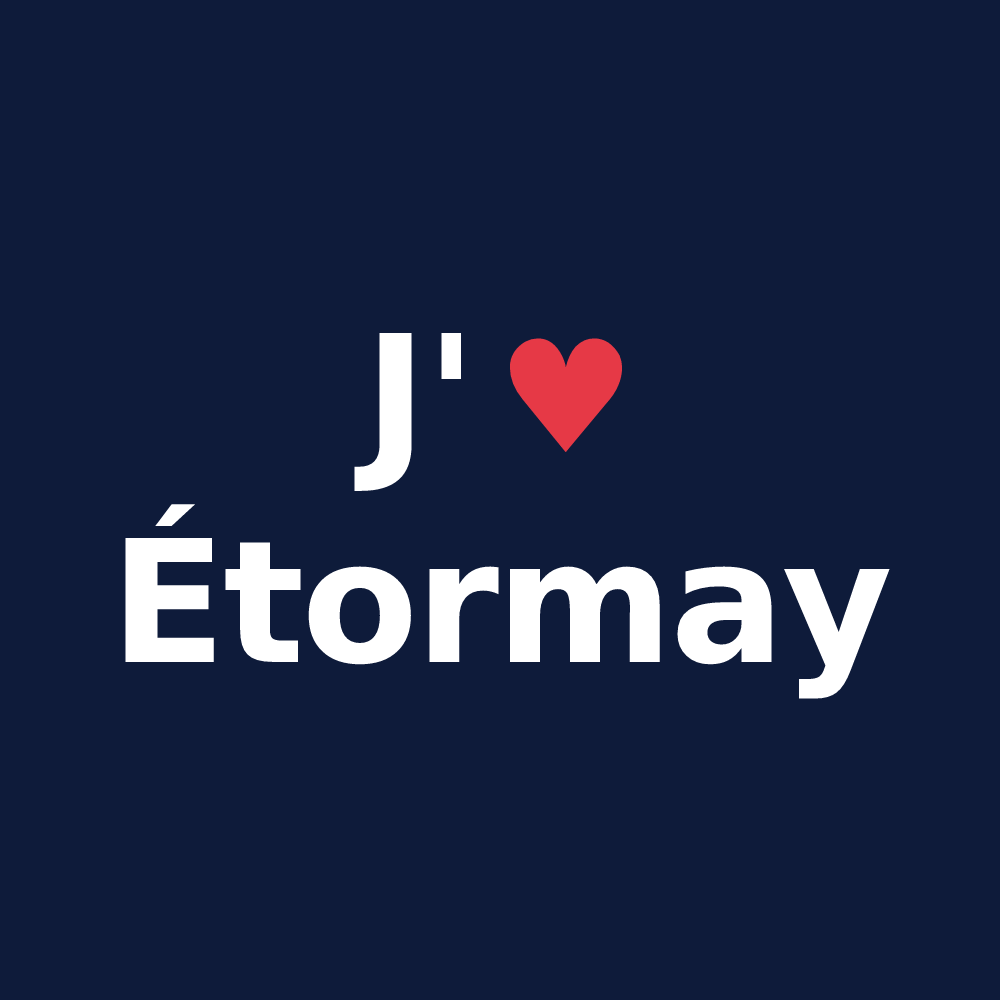 T-shirt personnalisé Étormay — design J'aime Étormay