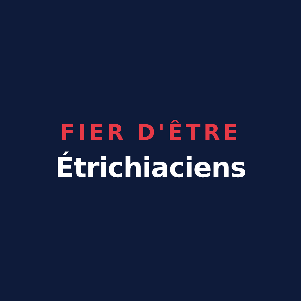 T-shirt « Fier d'être Étrichiaciens » — design pour Étrechet