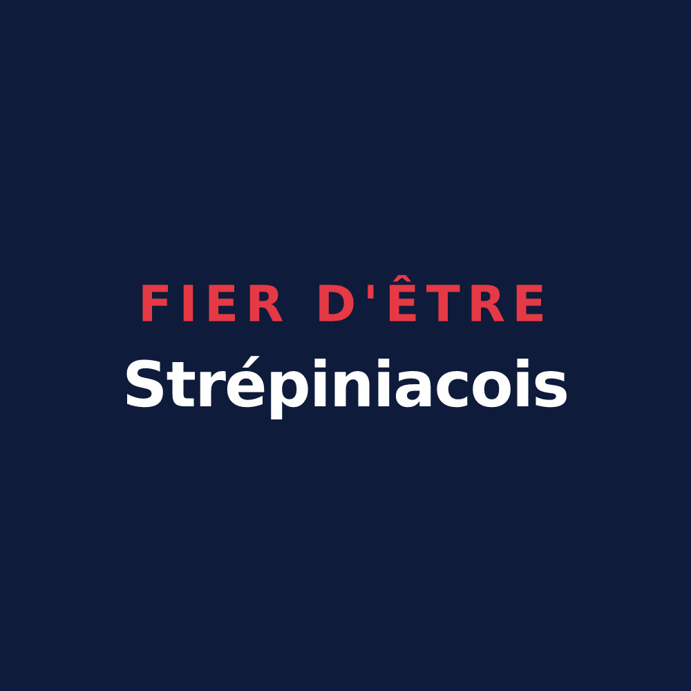 T-shirt « Fier d'être Strépiniacois » — design pour Étréchy