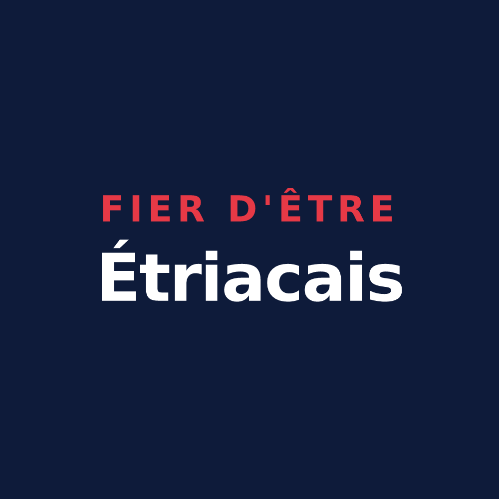T-shirt « Fier d'être Étriacais » — design pour Étriac