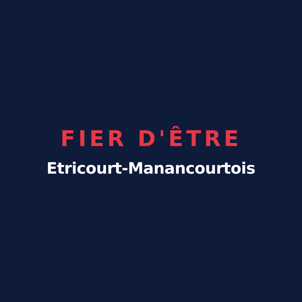 T-shirt « Fier d'être Etricourt-Manancourtois » — design pour Étricourt-Manancourt
