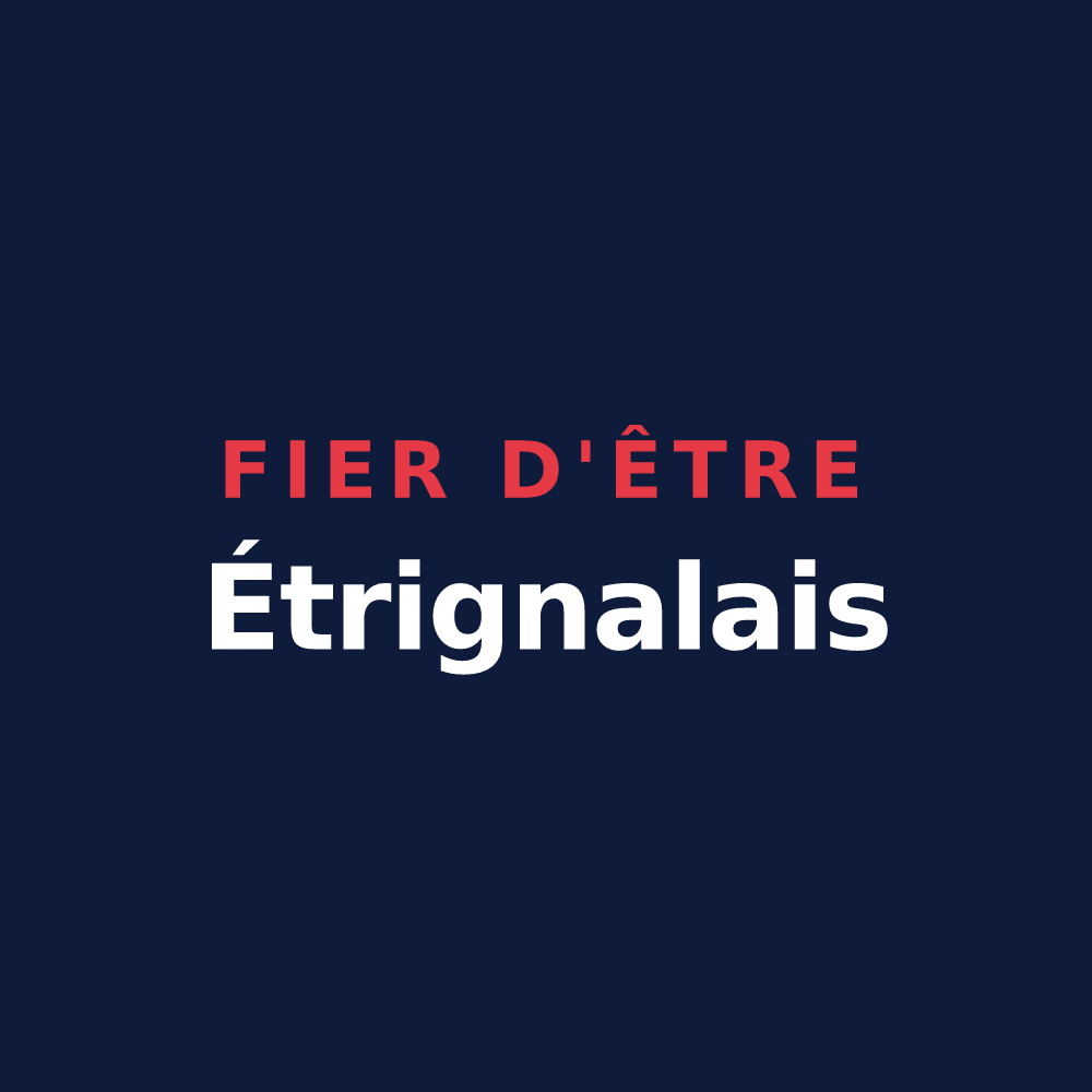 T-shirt « Fier d'être Étrignalais » — design pour Étrigny