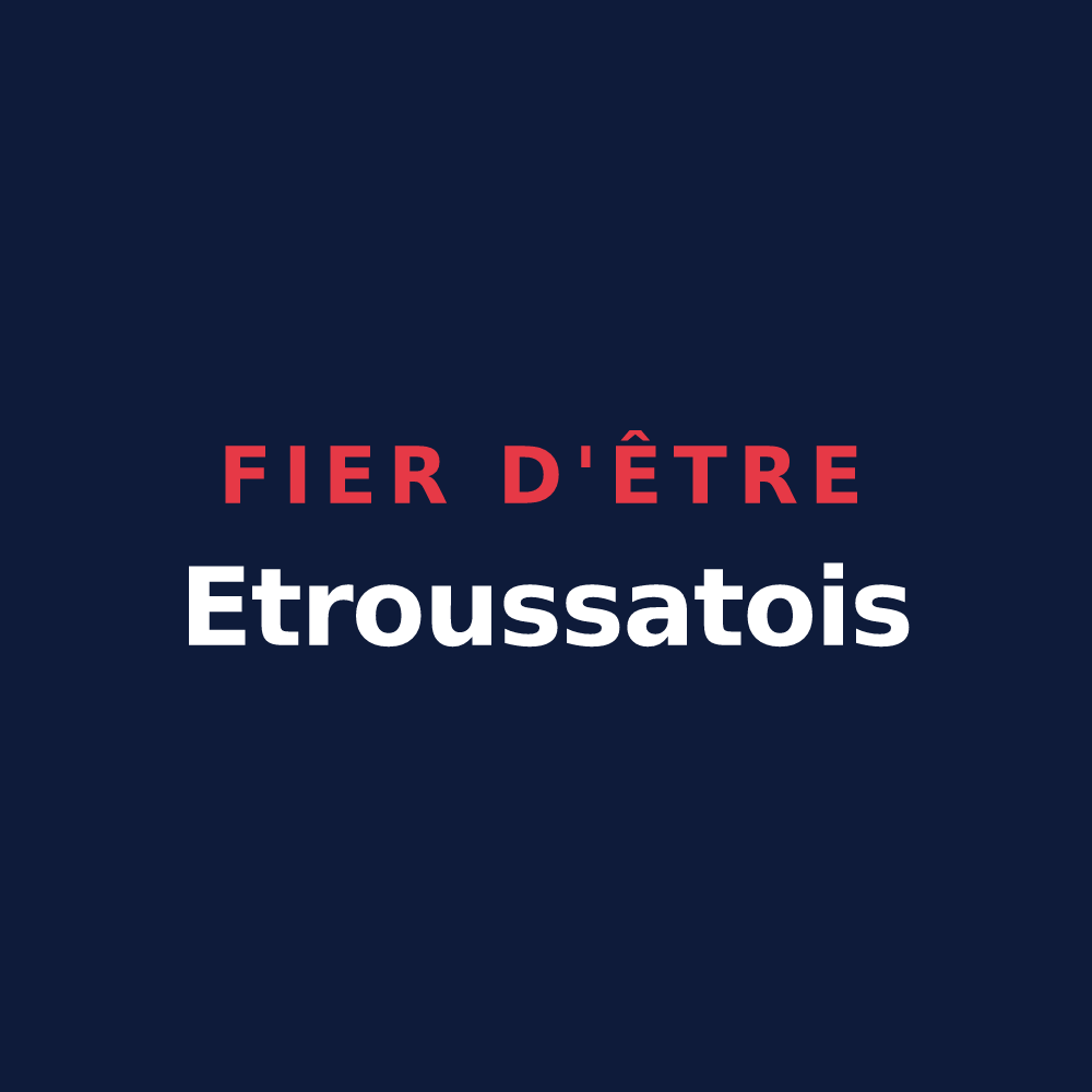 T-shirt « Fier d'être Etroussatois » — design pour Étroussat