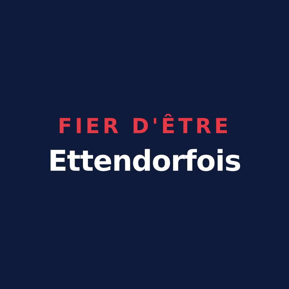 T-shirt « Fier d'être Ettendorfois » — design pour Ettendorf