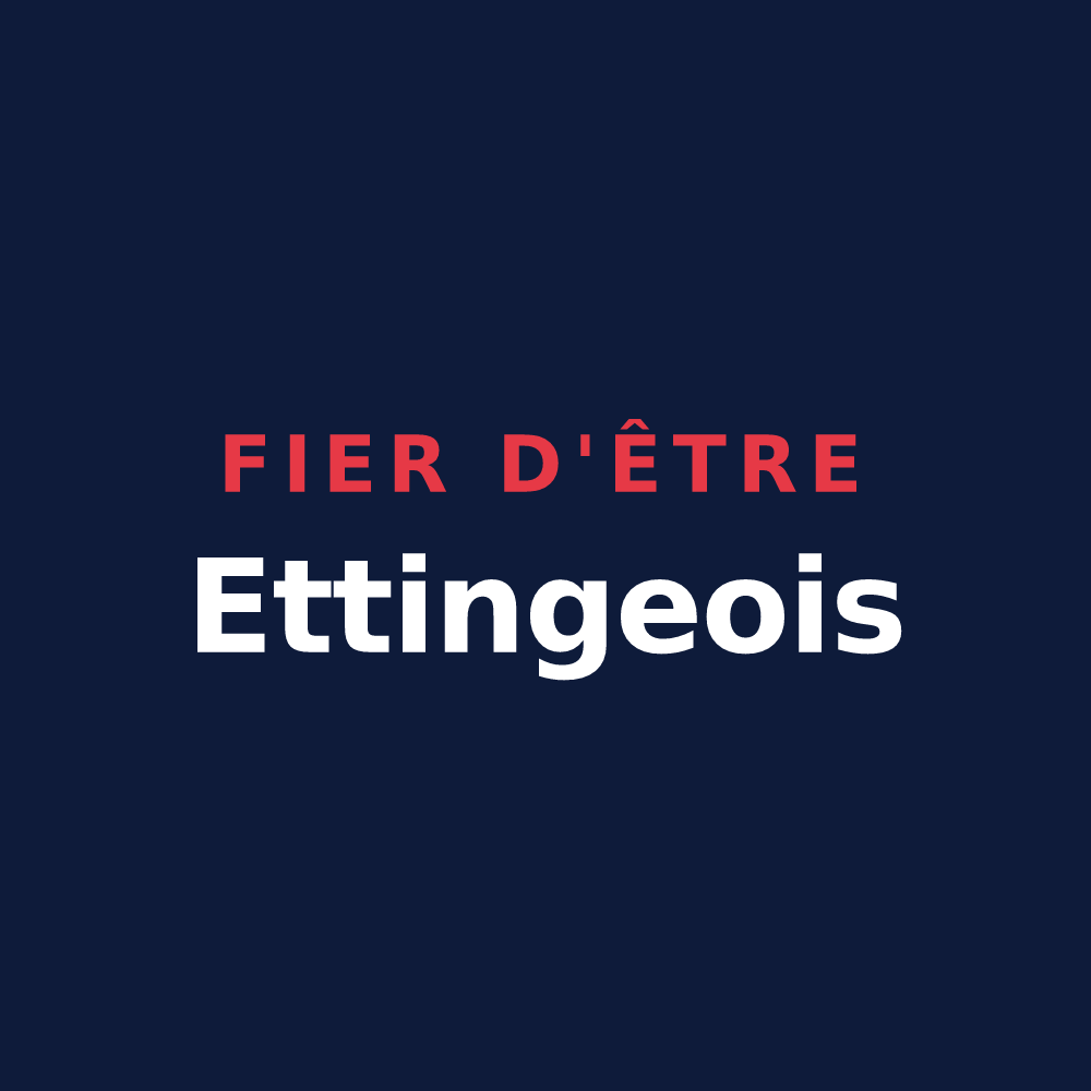 T-shirt « Fier d'être Ettingeois » — design pour Etting