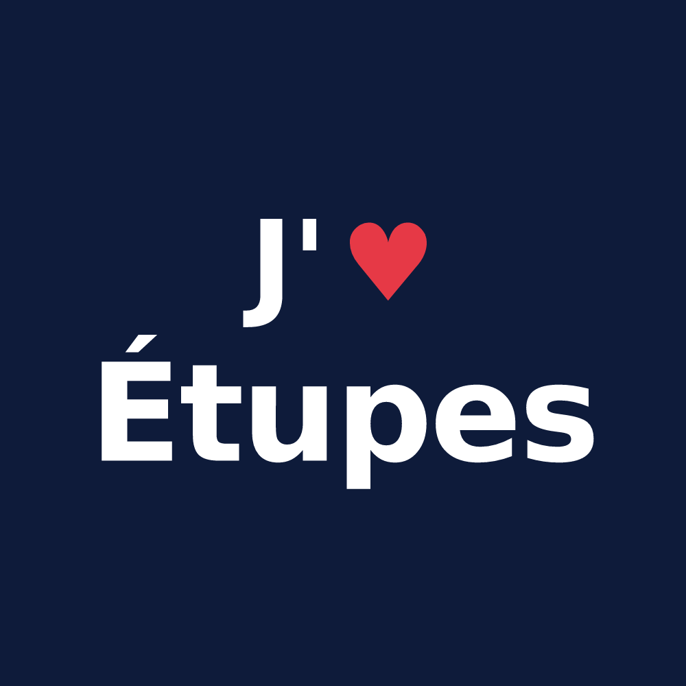 T-shirt personnalisé Étupes — design J'aime Étupes