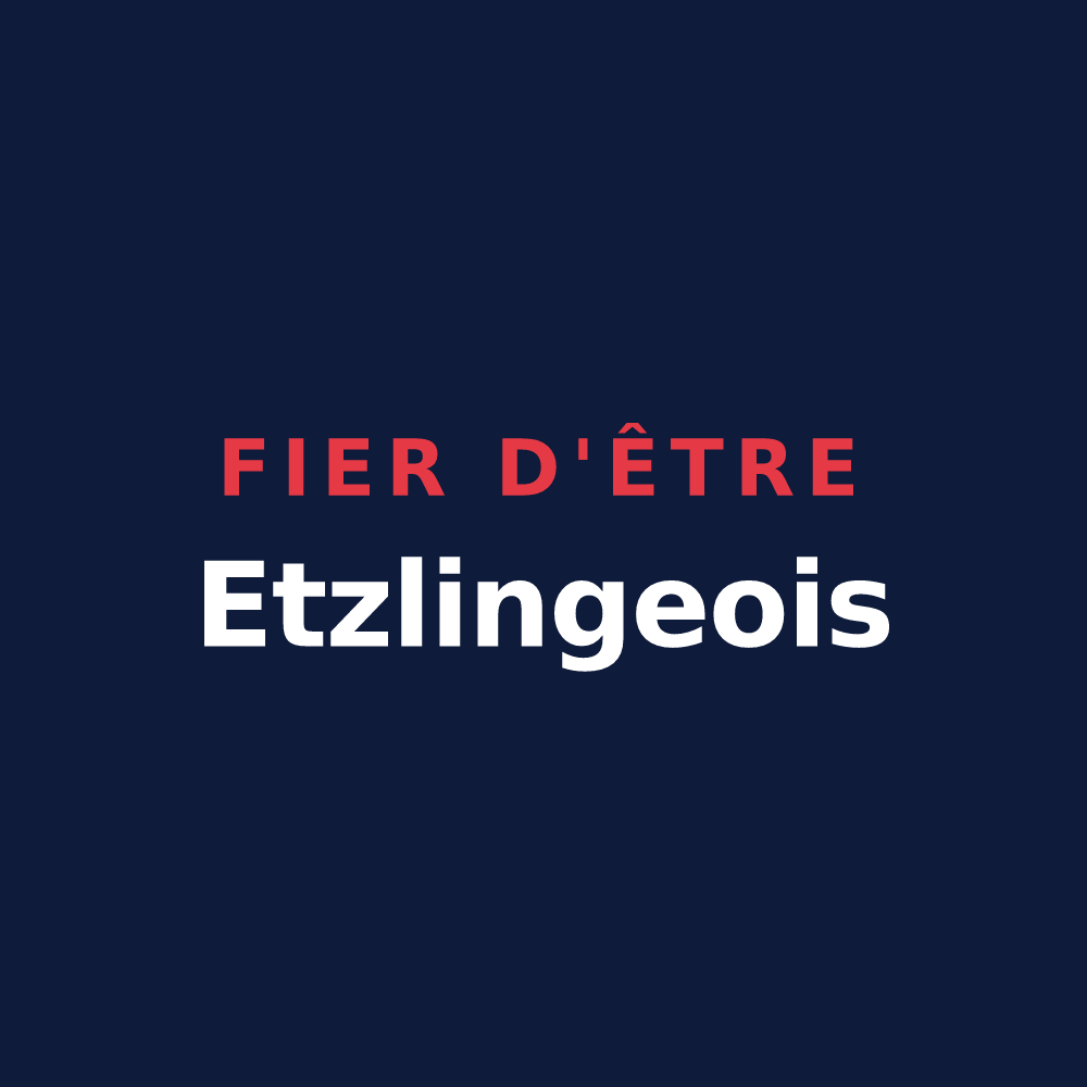 T-shirt « Fier d'être Etzlingeois » — design pour Etzling