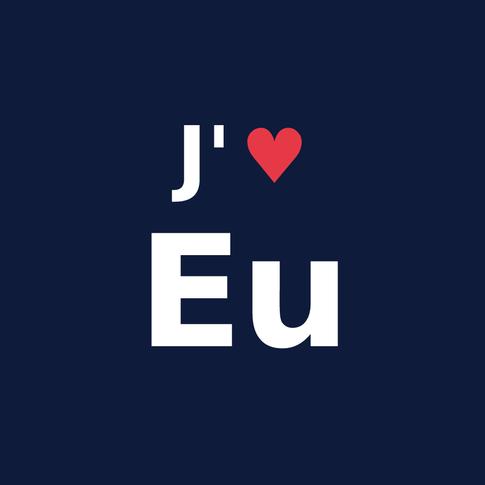 T-shirt personnalisé Eu — design J'aime Eu