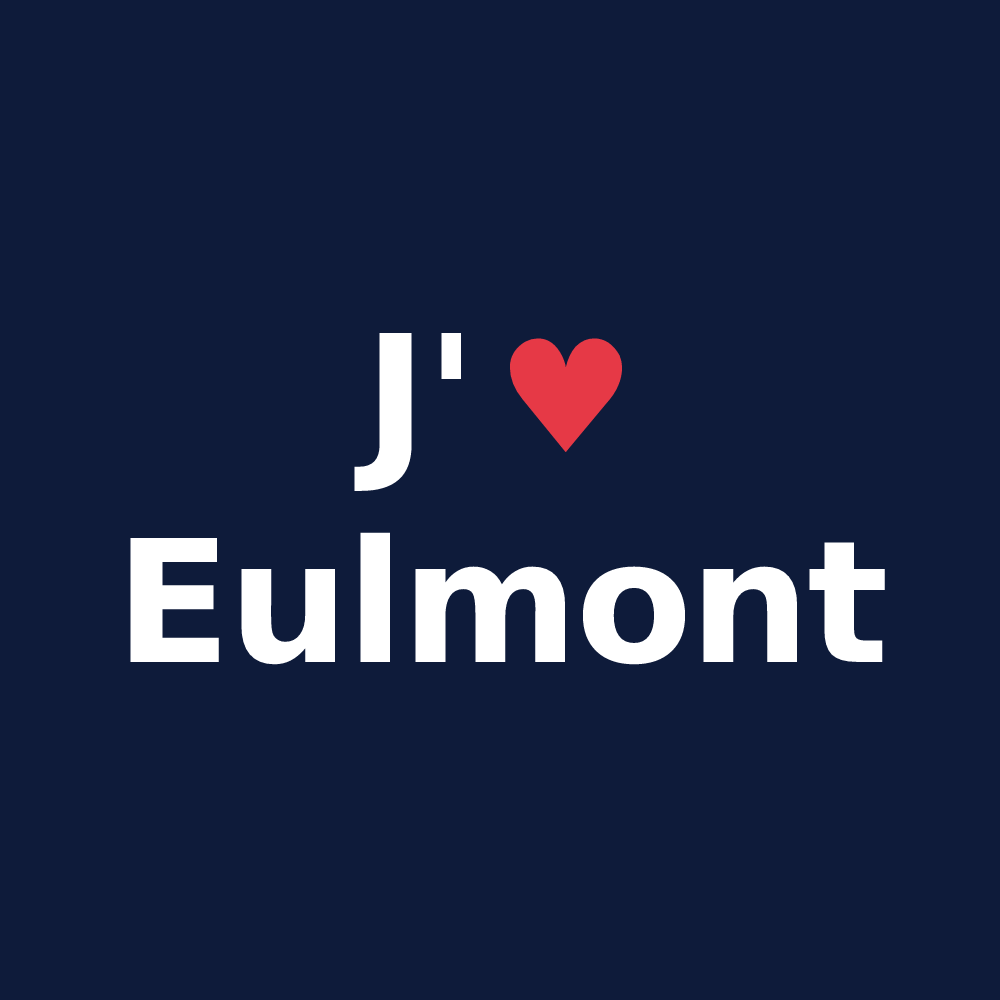 T-shirt personnalisé Eulmont — design J'aime Eulmont