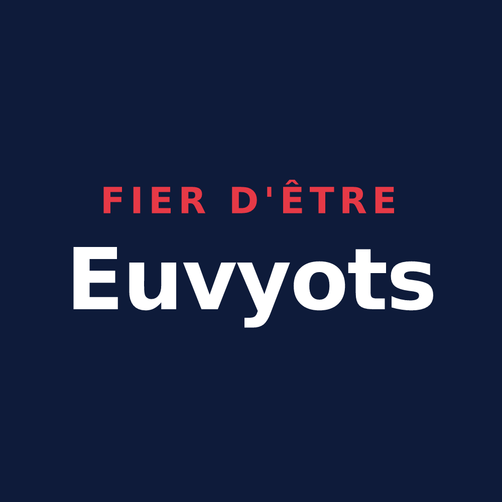T-shirt « Fier d'être Euvyots » — design pour Euvy