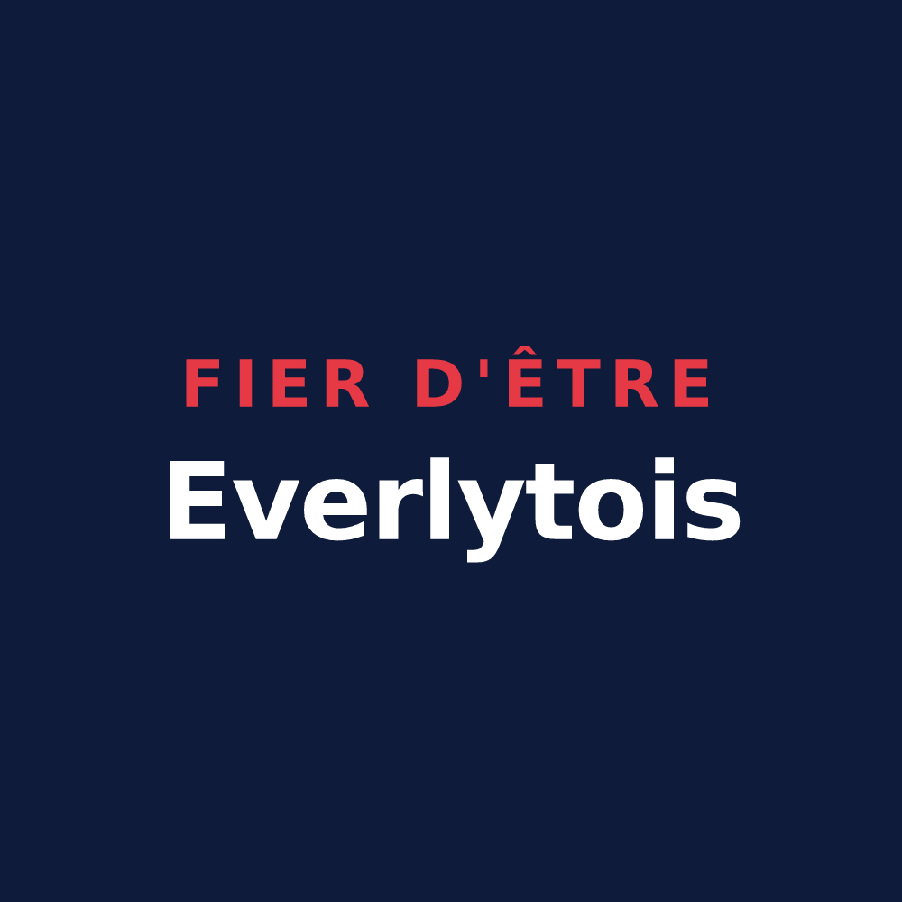 T-shirt « Fier d'être Everlytois » — design pour Everly