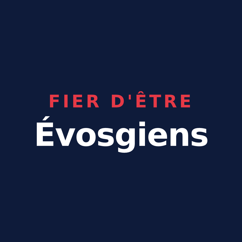 T-shirt « Fier d'être Évosgiens » — design pour Évosges