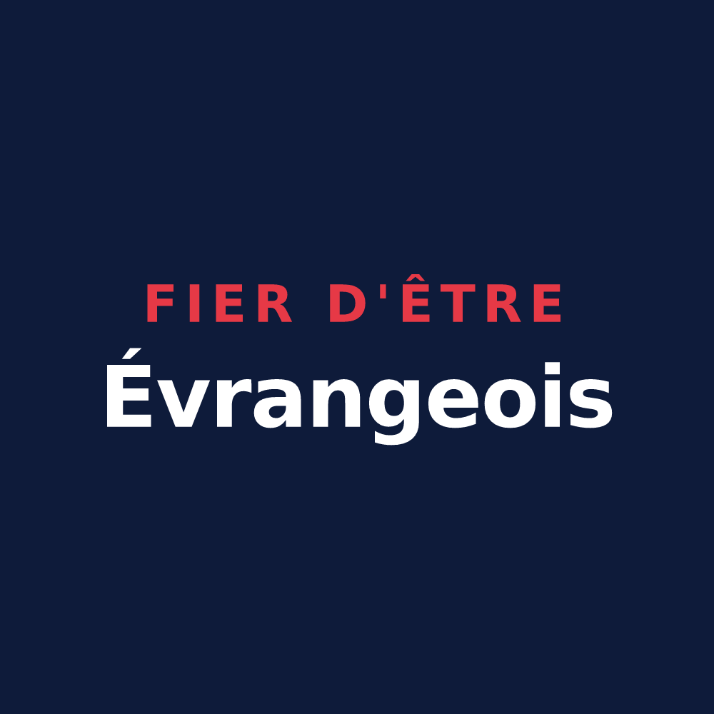 T-shirt « Fier d'être Évrangeois » — design pour Évrange