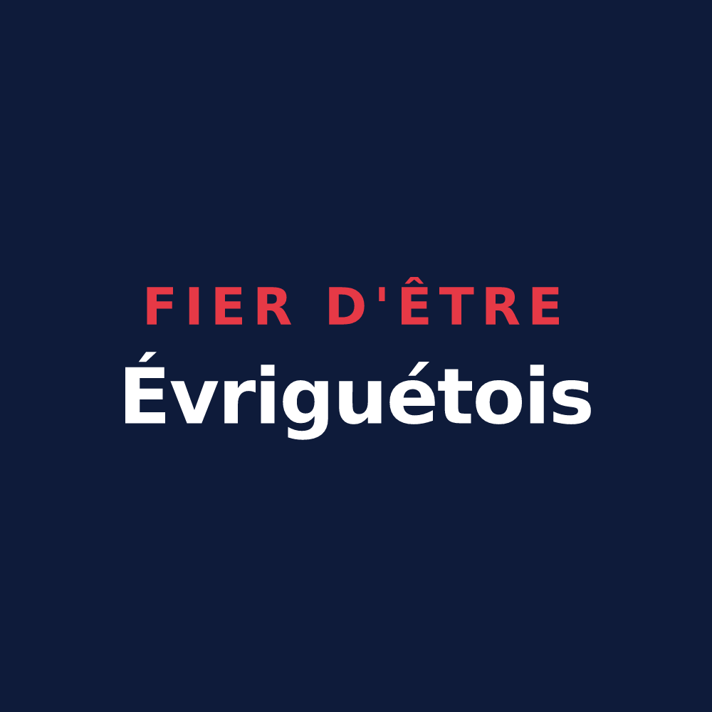 T-shirt « Fier d'être Évriguétois » — design pour Évriguet