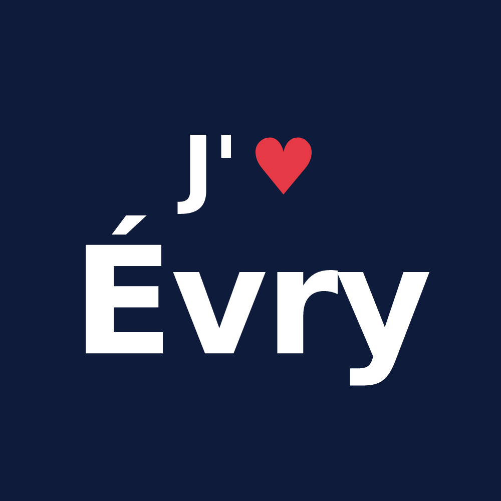 T-shirt personnalisé Évry — design J'aime Évry
