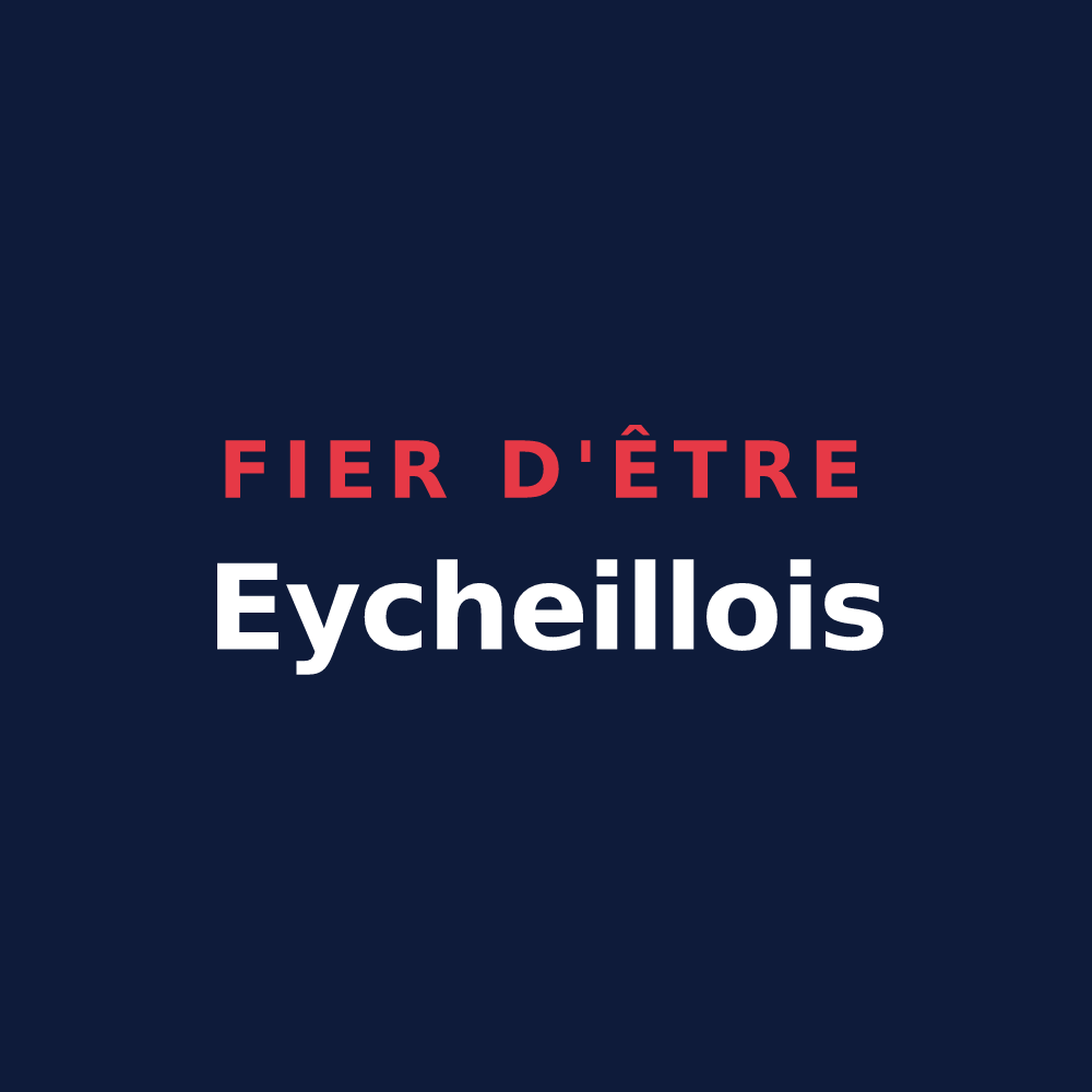 T-shirt « Fier d'être Eycheillois » — design pour Eycheil