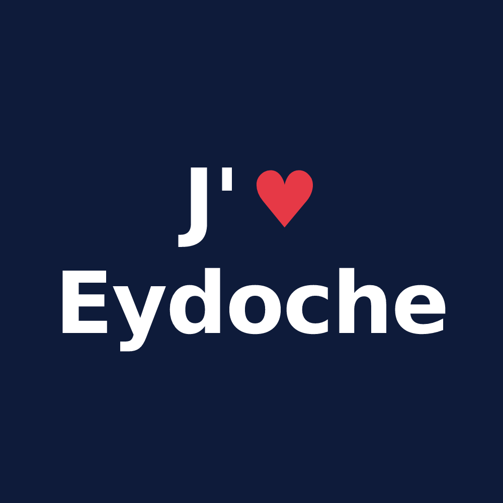 T-shirt personnalisé Eydoche — design J'aime Eydoche