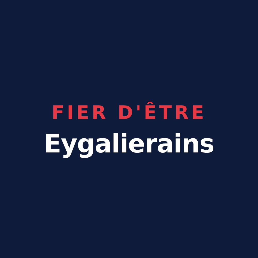 T-shirt « Fier d'être Eygalierains » — design pour Eygaliers