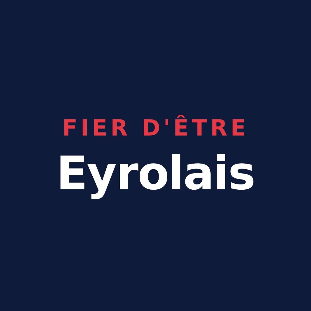 T-shirt « Fier d'être Eyrolais » — design pour Eyroles