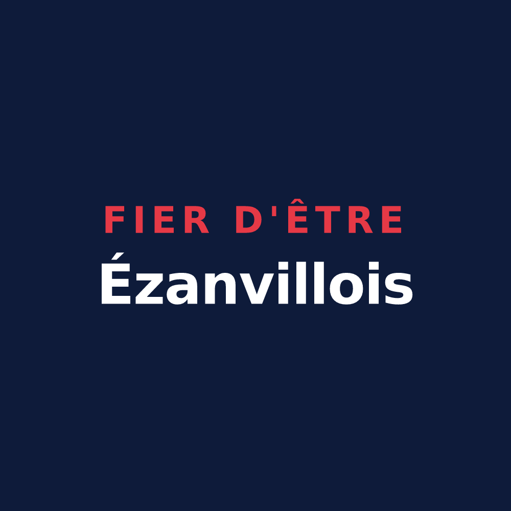 T-shirt « Fier d'être Ézanvillois » — design pour Ézanville