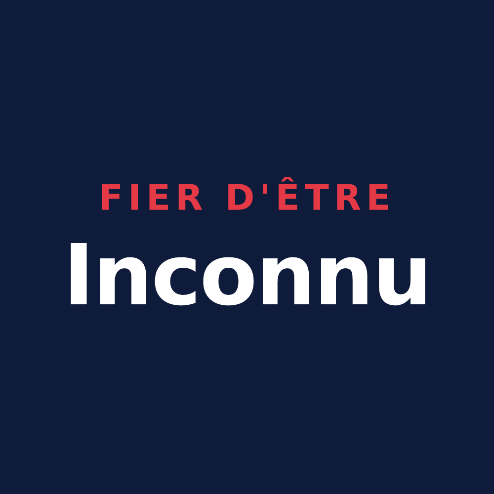 T-shirt « Fier d'être Inconnu » — design pour Faaa